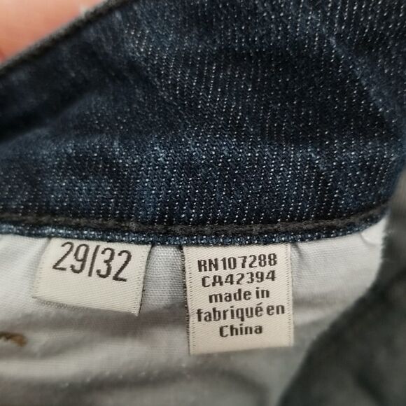 Esprit Jeans Women's Size 29 Flared Blue 5 Pocket Front Button Zipper Closure - Picture 11 of 11